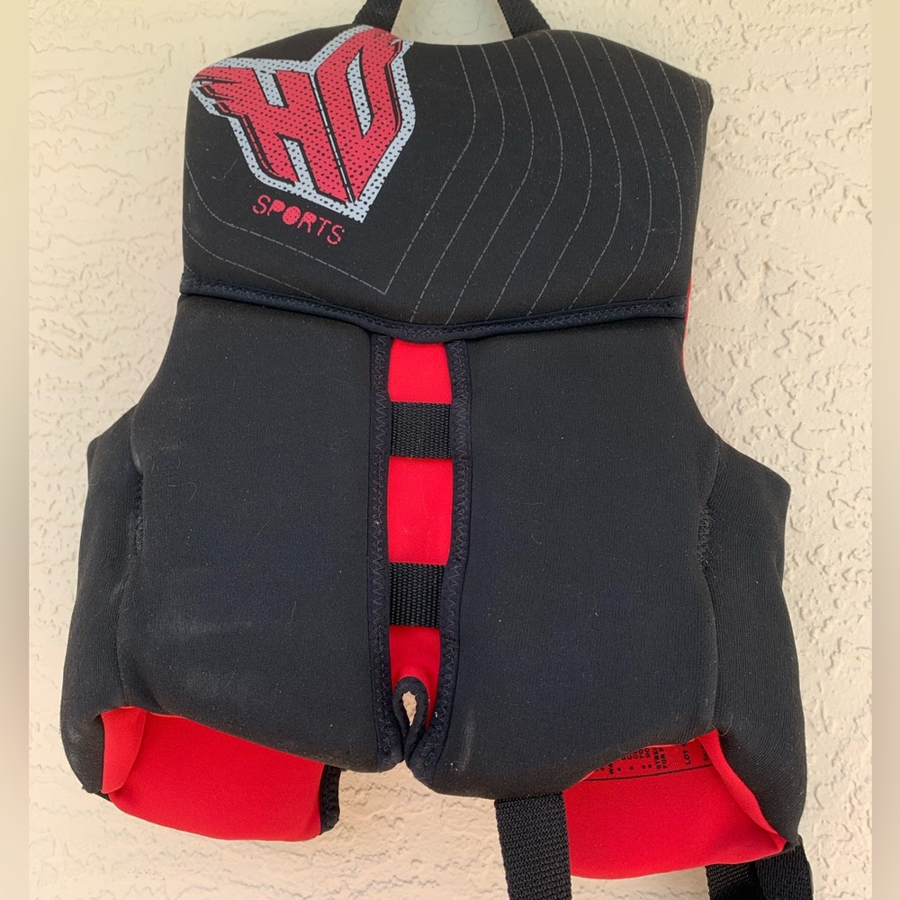 HD Sports Children’s Red Life Vest 30-50lbs